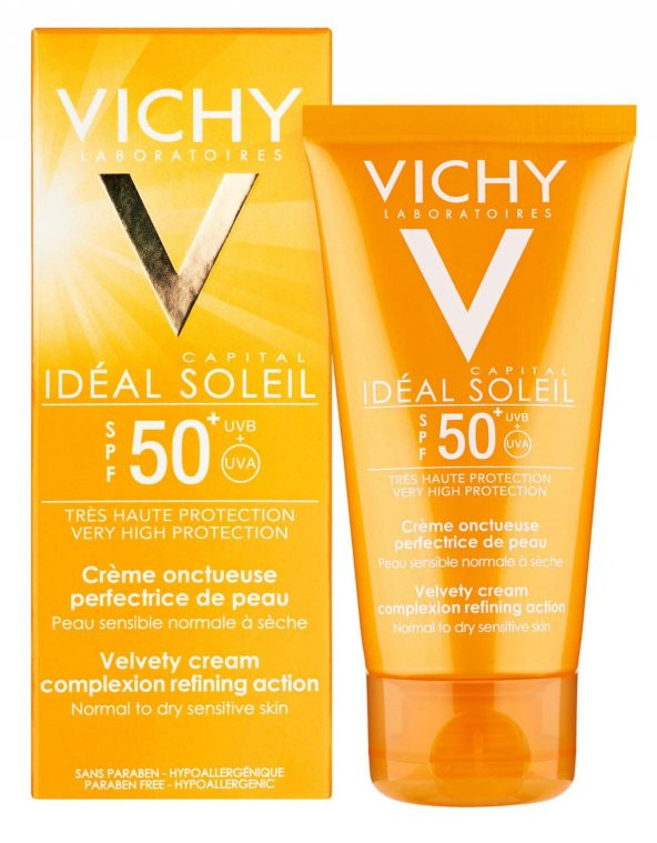 Vichy Ideal Soleil Velvety Cream Spf 50+ 50 ml Güneş Kremi