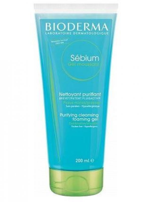 Bioderma Sebium Foaming Gel Tube 200 ml Yüz Temizleme Jeli (PUANSIZ)