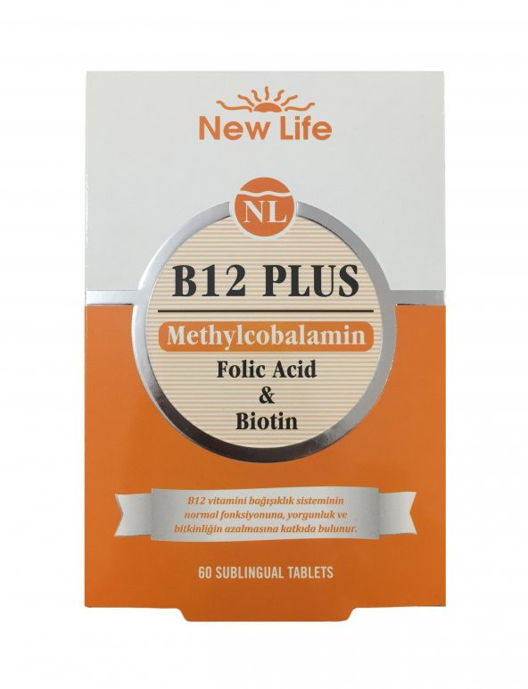 NewLife B12 Plus - 60 Dilaltı Tablet