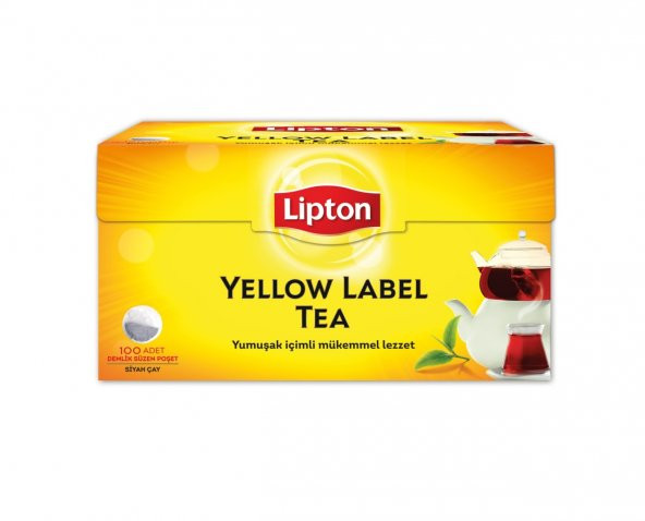 Lipton Yellow Label Çay Demlik Süzen Poşet 100 Adet