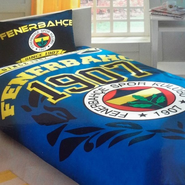 Taç Lisanslı Nevresim Takımı FB Fenerbahçe Legend Tek Kişilik