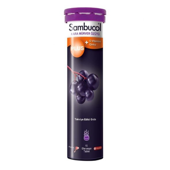 Sambucol Plus Black Elderberry Efervesan 15 Tablet