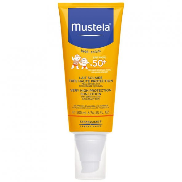Mustela Güneş Losyonu Spf 50+ 200 ml (Very High Protection)