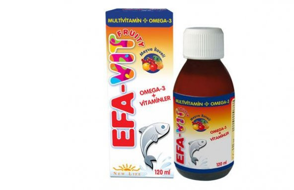 New Life Efa Vit Fruity Omega-3 120 ml