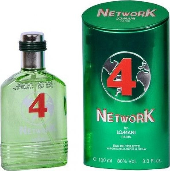 Lomani Network 4 (Green) EDT 100 ml