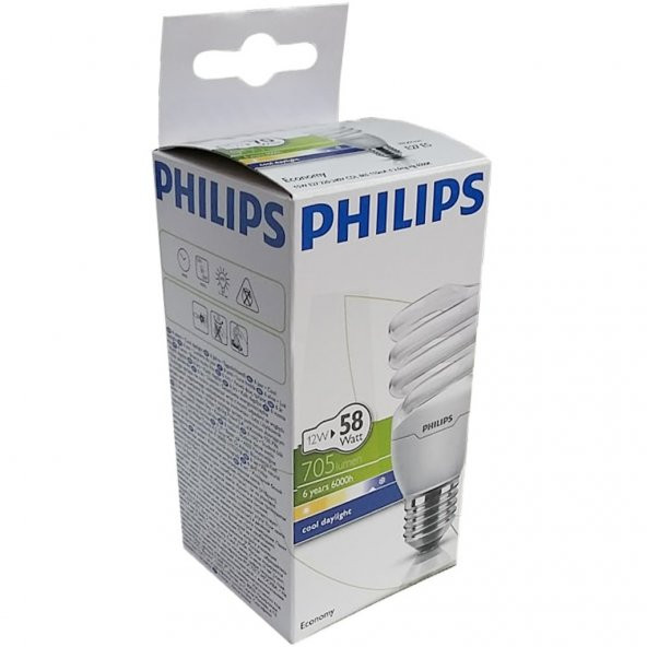 Tasarruflu Ampul Philips 12W E27 Kalın Duy