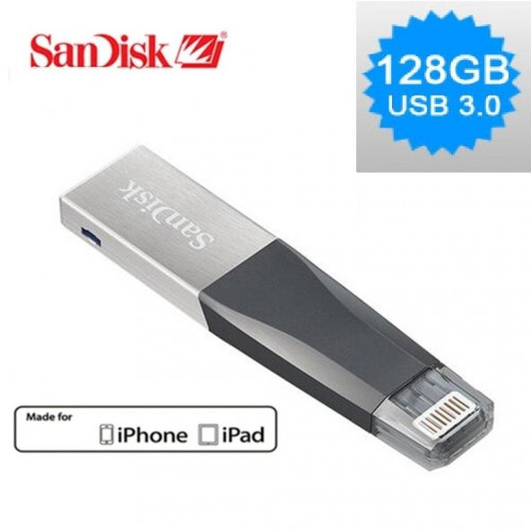 Sandisk 128GB iPhone ve iPad iXpand USB Flash Bellek SDIX40N-128G-GN6NN