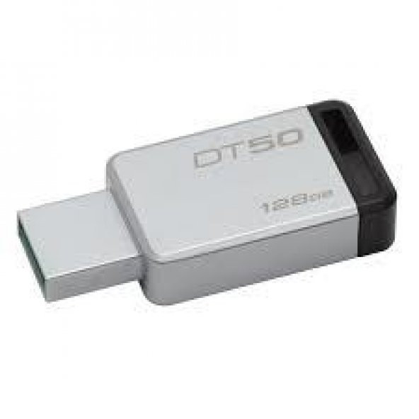 Kingston 128GB USB 3.0 3.1 Flash Bellek Metal DT50/128GB