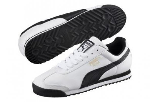 Puma 353572-04 Roma Basic White-Bla Erkek Spor Ayakkabısı