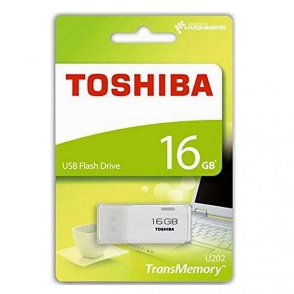 Toshiba 16GB USB Flash Bellek Hayabusa Beyaz THN-U202W