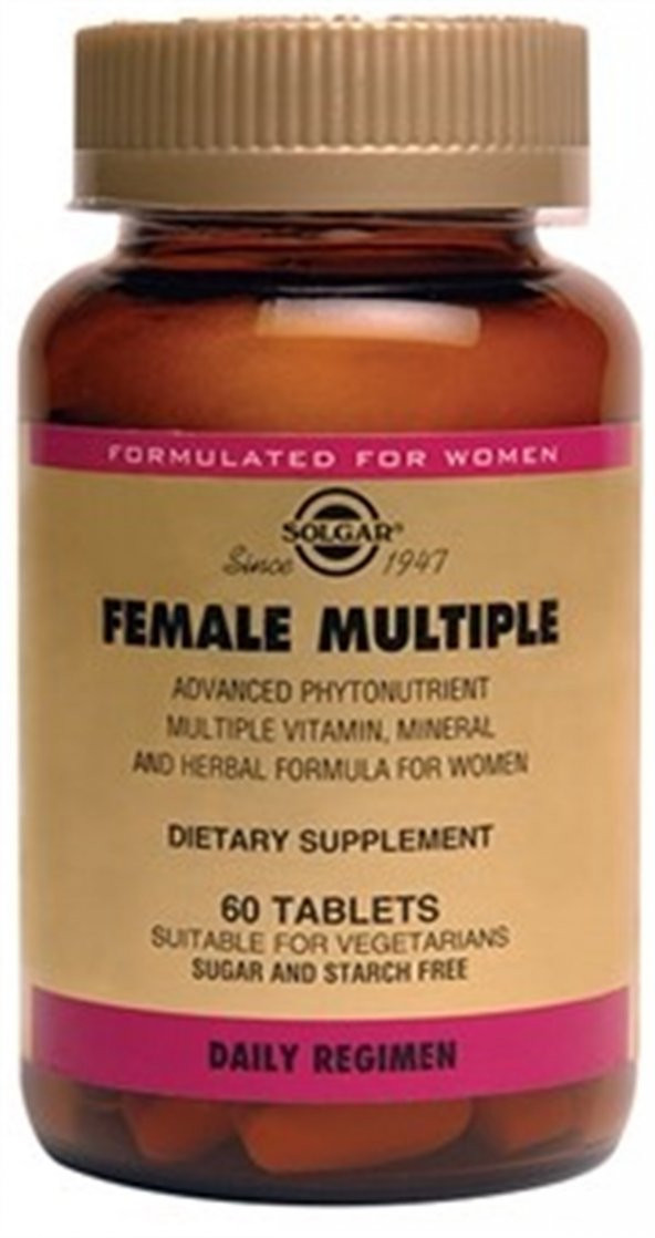 Solgar Female Multiple 60 Tablet