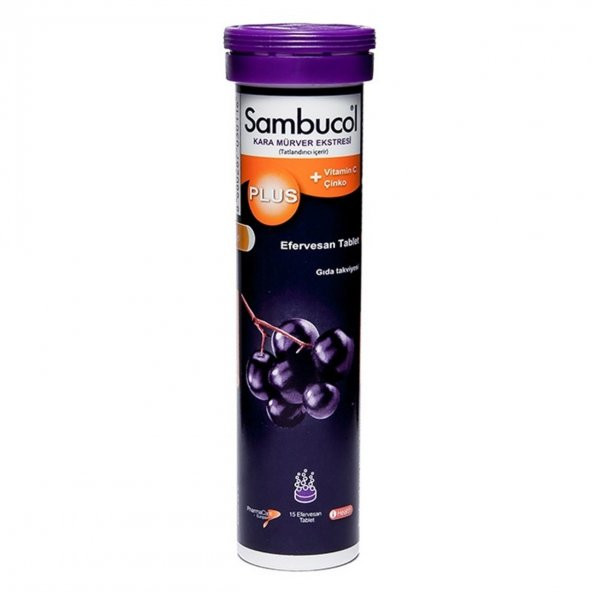 Sambucol Plus 15 Suda Eriyen Tablet (Kara Mürver Ekstresi)