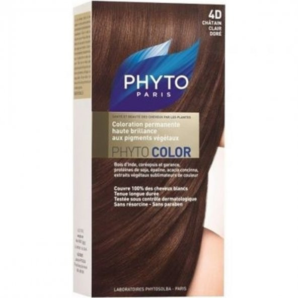 Phyto Color 4D Dore Açık Kestane Bitkisel Saç Boyası