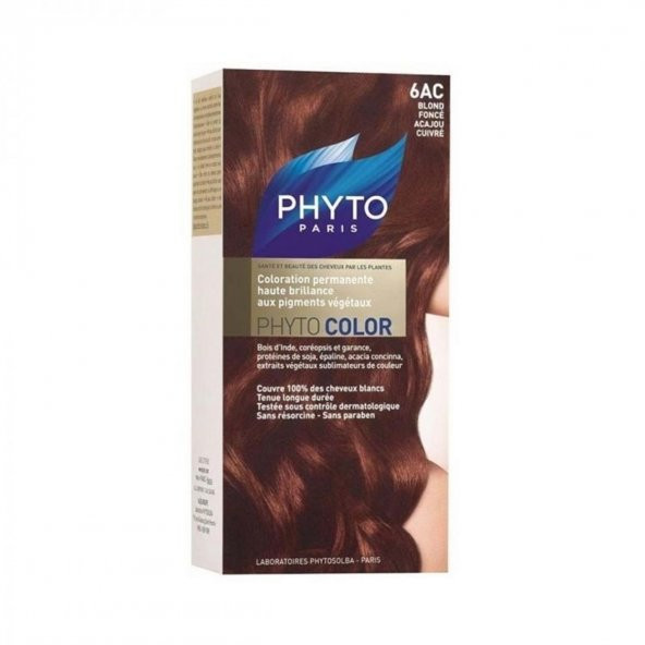 Phyto Color 6Ac (Akaju Bakır Koyu Sarı)
