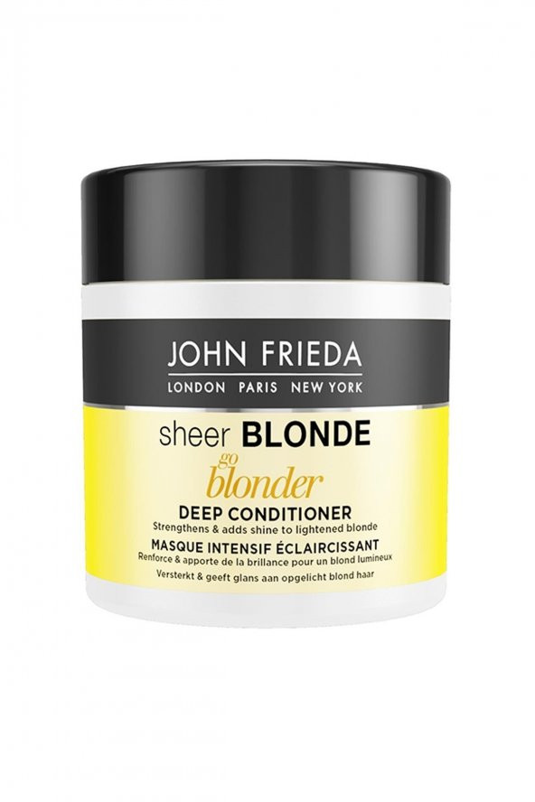 John Frieda Sheer Blonde Deep Conditioner Mask 150 Ml Sarı Saçlara Güneş Işıltısı Veren Yoğun Bakım
