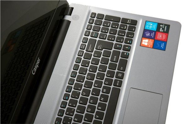 Casper C300.3060-4L05E Intel Celeron N3060 4GB 500GB Windows 10 Home 15.6" Taşınabilir Bilgisayar - 2