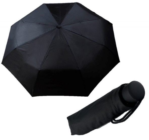 Zeus Umbrella Siyah Rüzgara ve Ters Dönmeye Dayanıklı Şemsiye