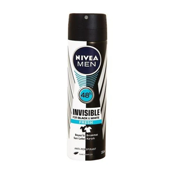 Nıvea Deodorant Men Invısıble Black&white Fresh  150ml