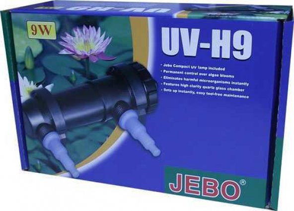 Jebo UV-H9 Ultraviole 9 Watt Akvaryum Filtresi