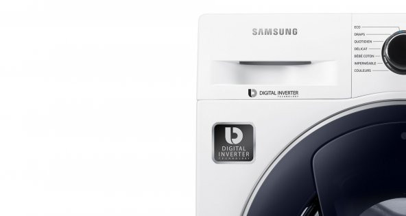 SAMSUNG WW90K5410UW 9 KG A+++ 1400 DEVİR ÇAMAŞIR MAKİNESİ - 5