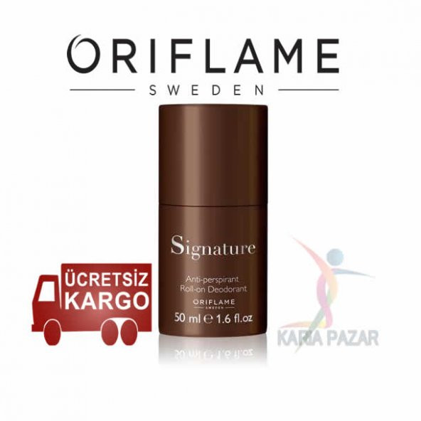 Oriflame Signature Anti-perspirant Roll-On Erkek Deodorant