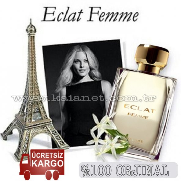 Oriflame Eclat Femme Bayan parfüm Yasemin Çicekli Kadın Parfümü