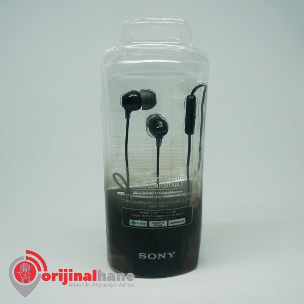 Sony MDR-EX15AP Orijinal Kulaklık - Siyah