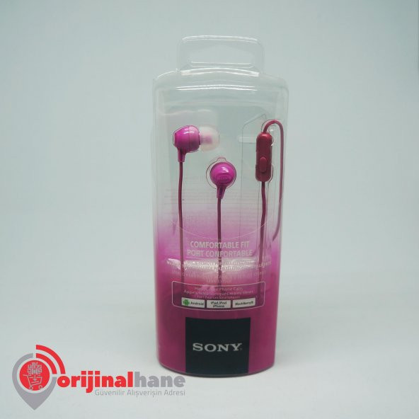 Sony MDR-EX15AP Orijinal Kulaklık - Pembe