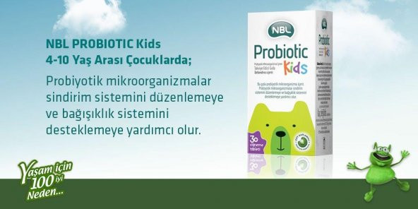 Nbl_probiotic Kids Çocuklar İçin 30 Çiğneme Tableti