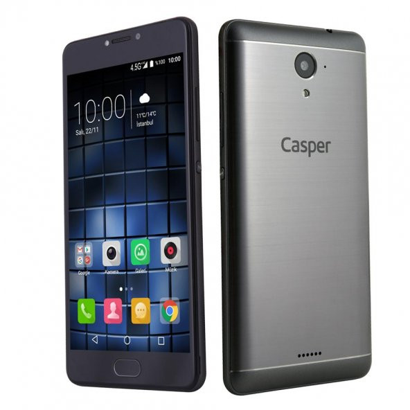 Casper VIA E2-G 32 GB Cep Telefonu Gri 3 Gb ram 13 Mp kamera