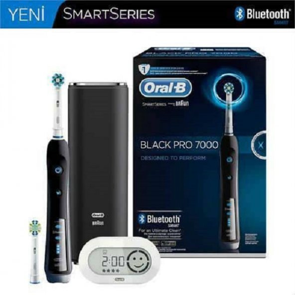Oral-B SmartSeries Siyah Pro 7000 Şarj Edilebilir Diş Fırçası