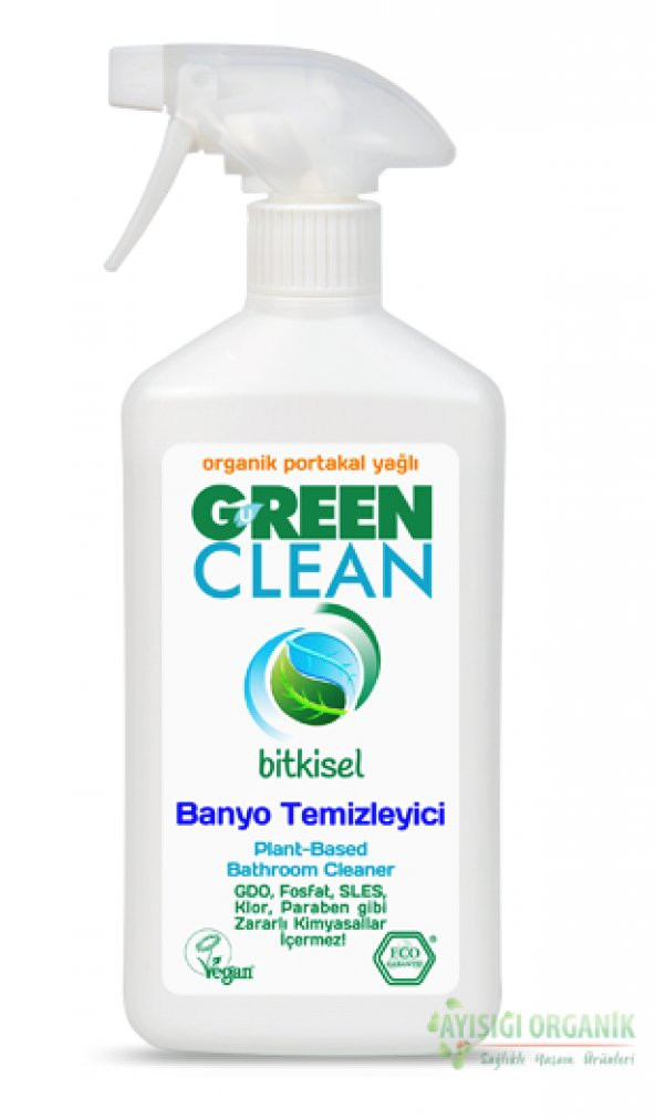 U Green Clean Organik Banyo Temizleyici Portakal Yağlı 500ml