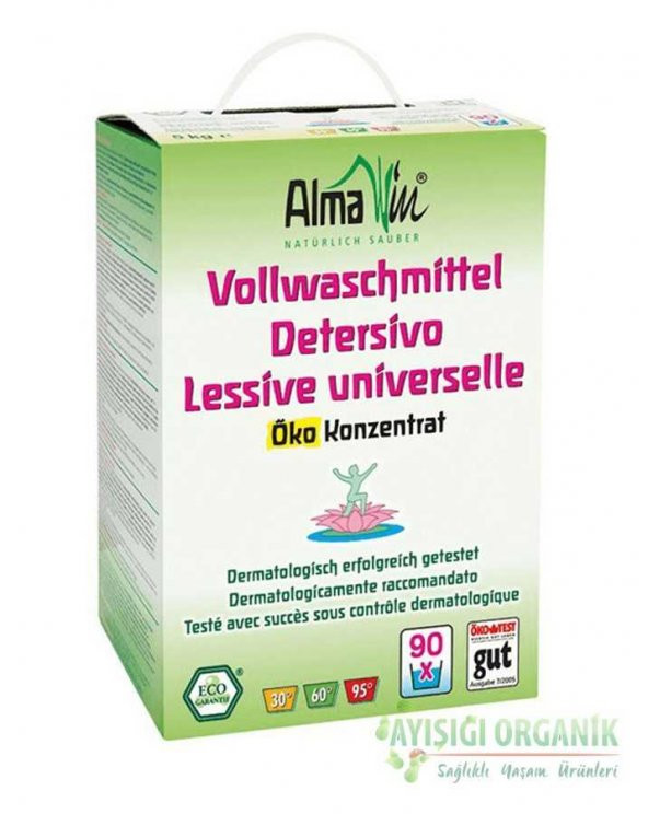 Almawin Organik Çamaşır Yıkama Tozu (Beyaz ve Renkli) 5 kg