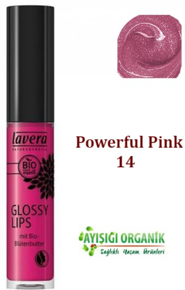 Lavera Organik Dudak Parlatıcısı (14 Powerful Pink)