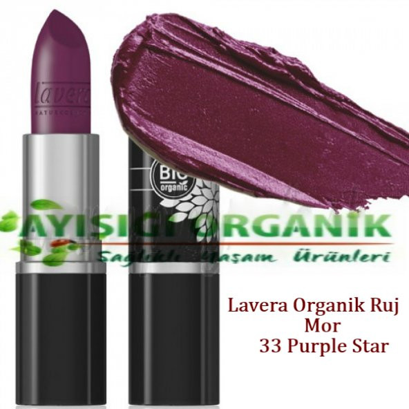 Lavera Organik Ruj Mor (33 Purple Star)