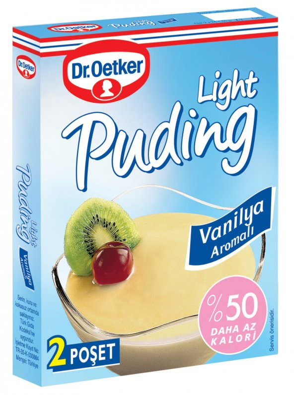 Dr.Oetker Light Puding Vanilya 50 gr