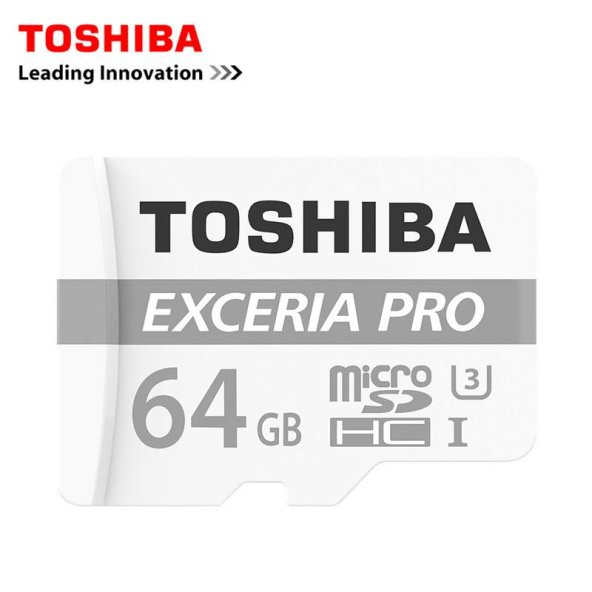 Toshiba Exceria Pro 64GB Micro SD Hafıza Kartı U3 4K 95-80MB/s