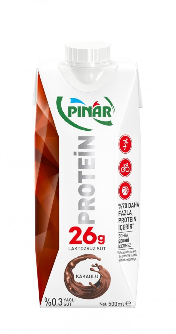 Pınar Protein Süt Kakaolu 500 ml