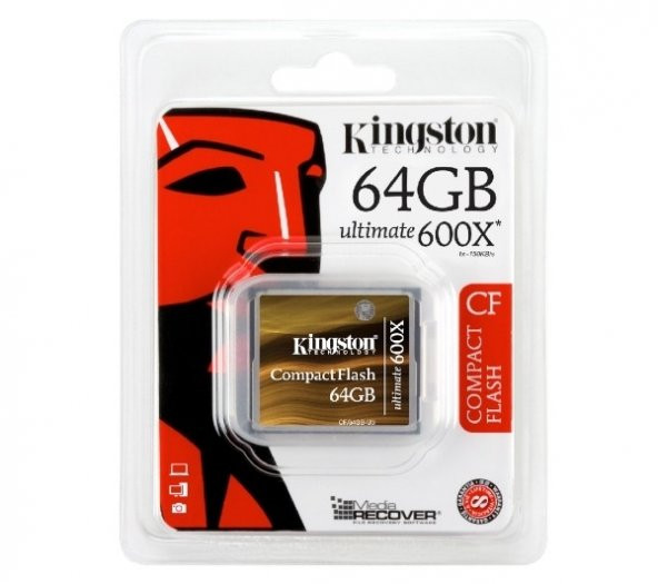 Kingston Ultimate 64GB CF Compact Flash Hafıza Kartı 600X  CF/64G