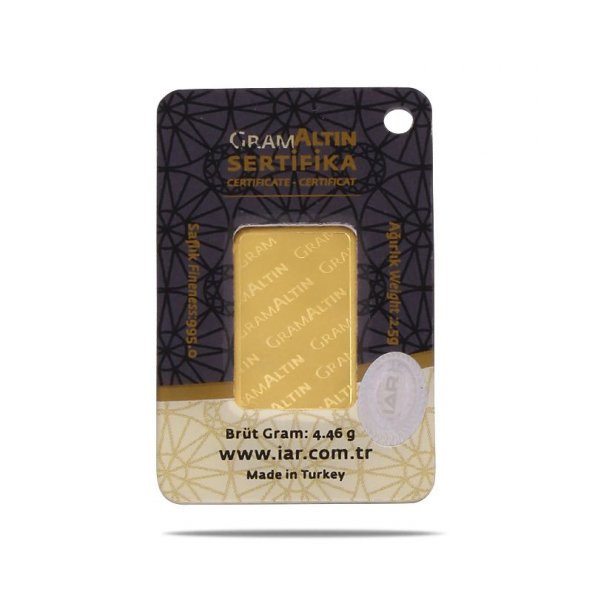 2,5 gr 24 Ayar Gram Külçe Altın - Resim 2