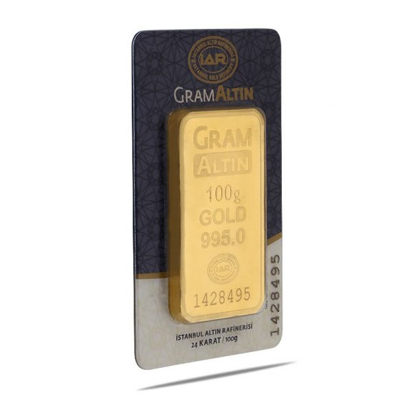 100 gr 24 Ayar Gram Külçe Altın - 3