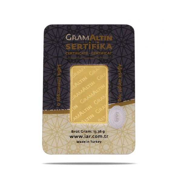 10 gr 24 Ayar Gram Külçe Altın - 2