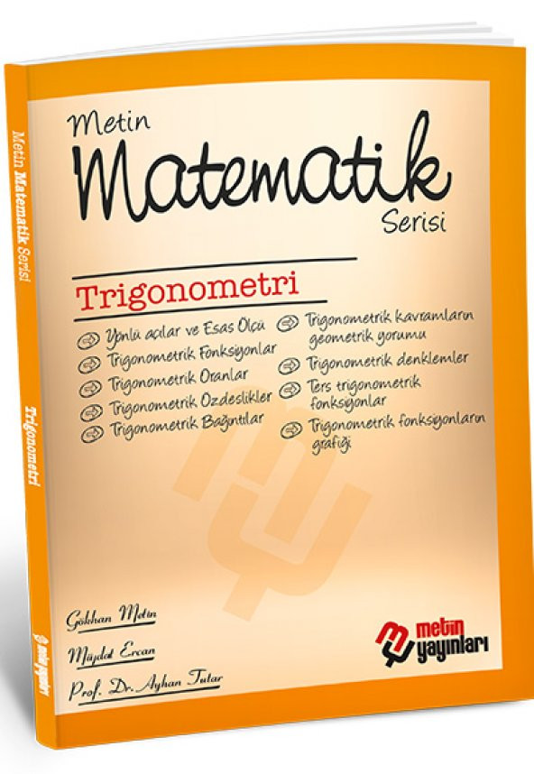 Metin Matematik Serisi Trigonometri Metin Yayınları
