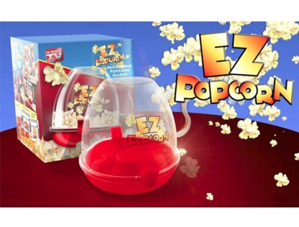 EZ Popcorn - Mikrodalga Mısır Patlatma Kabı