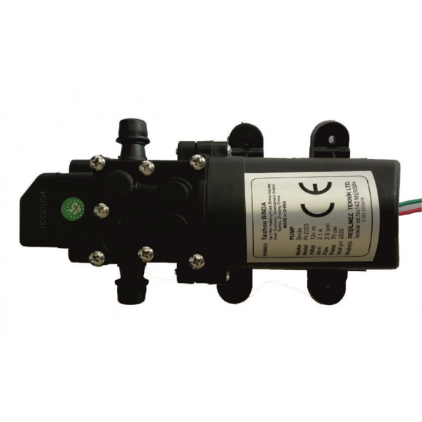 Akülü İlaçlama 12V Diyafram Pompası Motoru