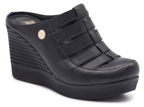 Mammamia D17ys2040 Siyah Bayan Ayakkabı Terlik-Sandalet