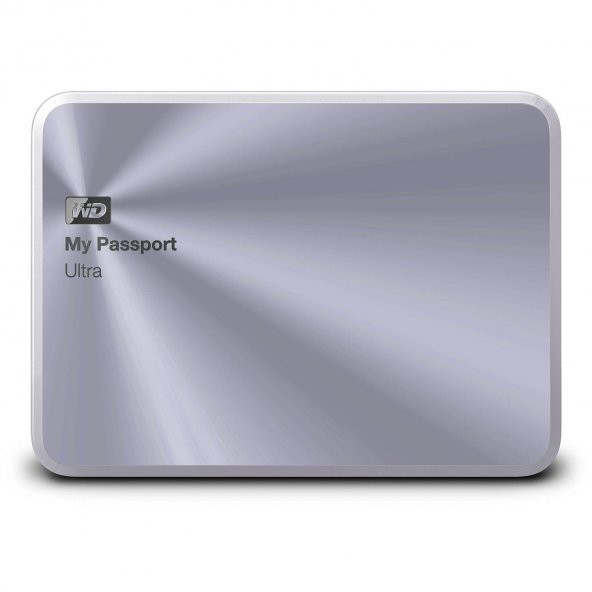 WD My Passport Ultra 2TB WDBEZW0020BSL 2.5 Metal Silver Harici HDD