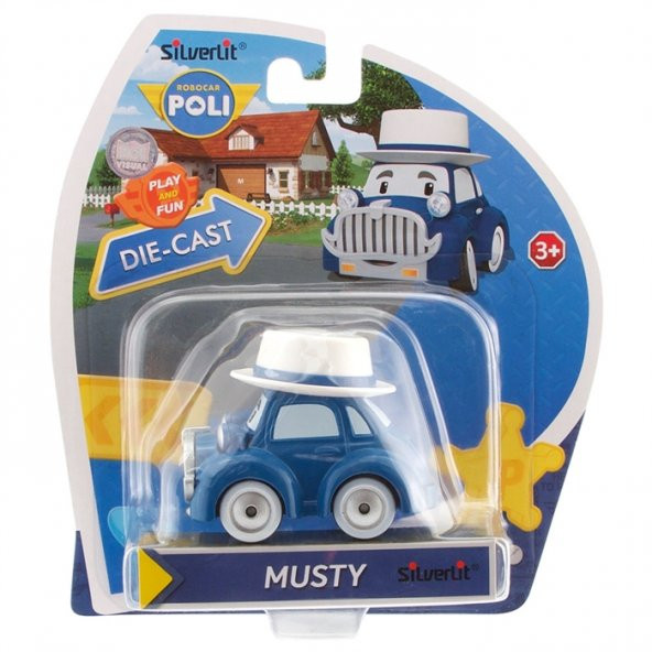 Robocar Poli Metal Araç Musty Figür