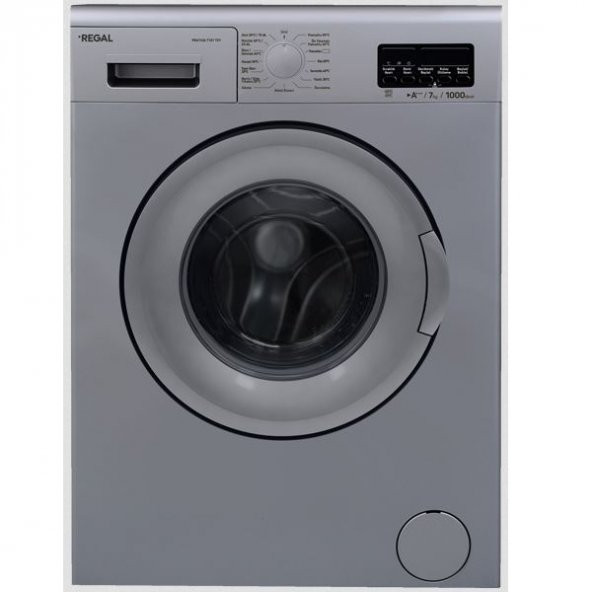 Regal 7101 TS 7 Kg. 1000 Devir Gri Çamaşır Makinesi
