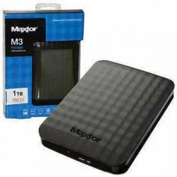 Maxtor M3 1TB 2,5'' USB 3.0 Taşınabilir Disk  STSHX-M101TCBM  MAXTOR TÜRKİYE